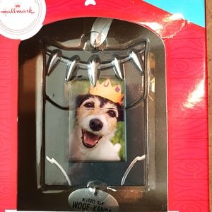 Hallmark black panther pet Christmas ornament - NEW